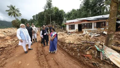 Photo of PM MODI: प्रधानमंत्री मोदी ने वायनाड में भूस्खलन से प्रभावित चूरलमाला का किया दौरा.