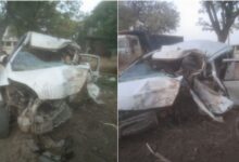 Photo of प्रयागराज में दर्दनाक हादसा: रात में लौट रहे बारातियों की कार पेड़ से टकराई
