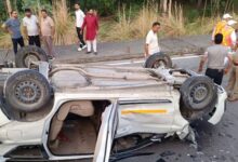 Photo of कपूरथला में हादसा: जालंधर-अमृतसर नेशनल हाईवे पर दो वाहन टकराए