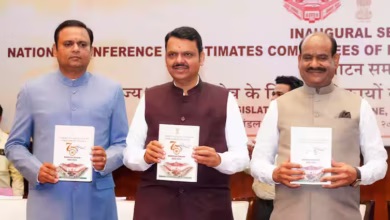 Photo of संसद की एस्टीमेट कमेटी के राष्ट्रीय सम्मेलन में शामिल हुए लोकसभा स्पीकर ओम बिरला और CM देवेंद्र फडणवीस
