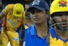 Photo of TNPL 2025: पैड्स पर दे मारा बल्ला, महिला अंपायर से की बहस… 