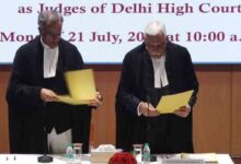 Photo of दिल्ली हाईकोर्ट में आज छह नए जजों ने ली शपथ, मुख्य न्यायाधीश रहे मौजूद