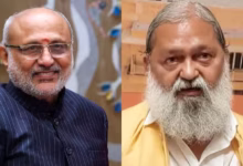 Photo of उपराष्ट्रपति पद पर सीपी राधाकृष्णन की उम्मीदवारी से खुश हुए अनिल विज, बोले- ‘मजबूत फैसला’