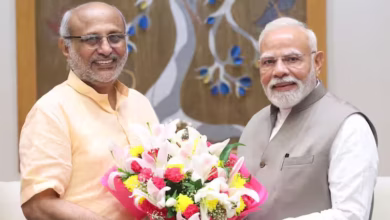 Photo of NDA के उपराष्ट्रपति पद के उम्मीदवार सीपी राधाकृष्णन से मिले PM मोदी, कहा- ‘राष्ट्र के काम आएगा उनका अनुभव’