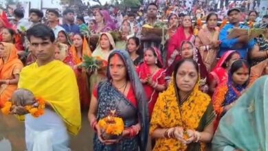 Photo of दिल्ली से लेकर वाराणसी तक छठ पूजा की धूम