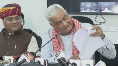Photo of राजस्थान: डूंगरी बांध विवाद के बीच मंत्री किरोड़ीलाल का बड़ा बयान
