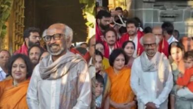 Photo of 75वें जन्मदिन के बाद परिवार संग तिरुपति पहुंचे रजनीकांत