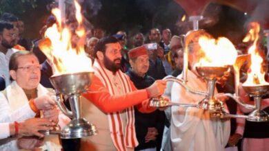 Photo of कुरुक्षेत्र: पवित्र ब्रह्मसरोवर पर सीएम सैनी ने की महाआरती