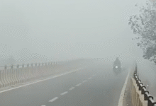 Photo of हरियाणा में घना कोहरा: दृश्यता 10 मीटर तक, सड़कों पर रेंगते दिखे वाहन